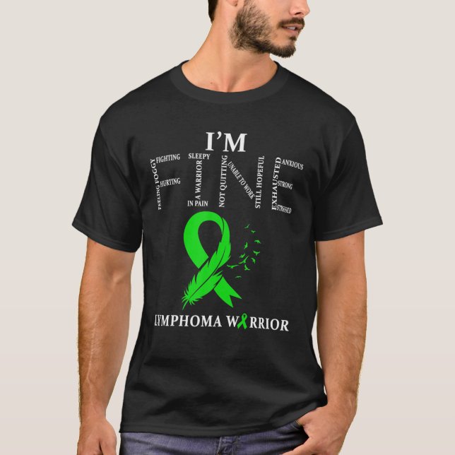 Lymphoma Warrior I är Bra T Shirt (Framsida)