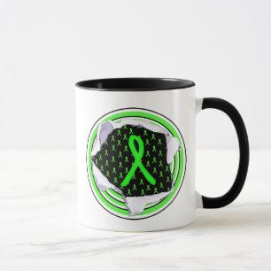 Lymsjuka Warrior-medvetandesnören Kaffe Mugg