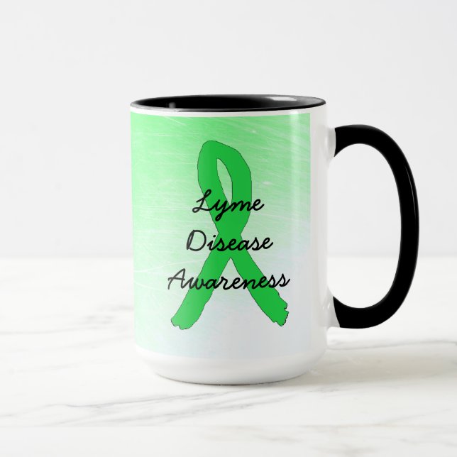 Lymssjukdom Medvetenhet Kaffe Mugg (Höger)
