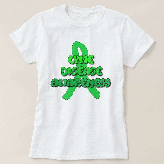 Lymssjukdom Medvetenhet Skjorta T Shirt (Design framsida)