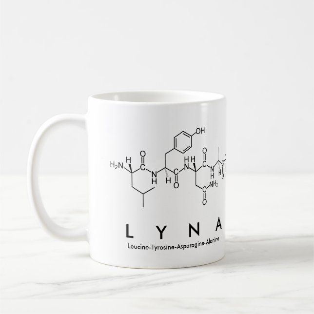 Lyna peptide namn mugg (Vänster)