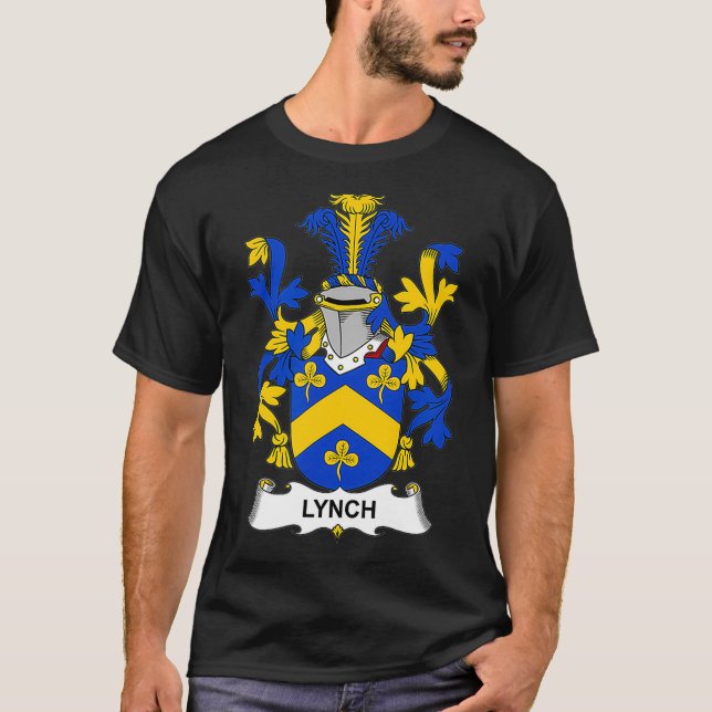 Lynch Jackar av Arm Family Crest T Shirt (Framsida)