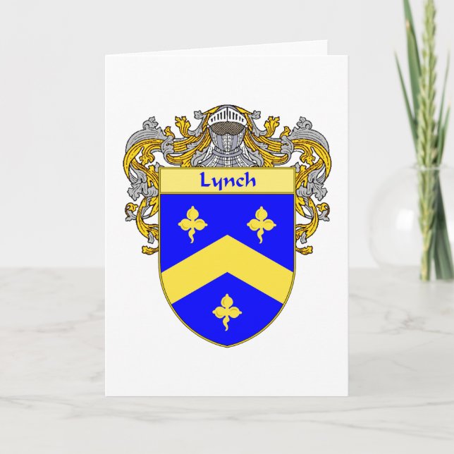 Lynch Jackar av Arm (Mantled) Helgkort (Framsida)