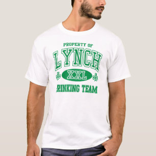 Lyncha det irländska dricka laget tee shirt