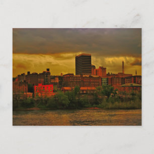 Lynchburg City-skyltkopia Vykort