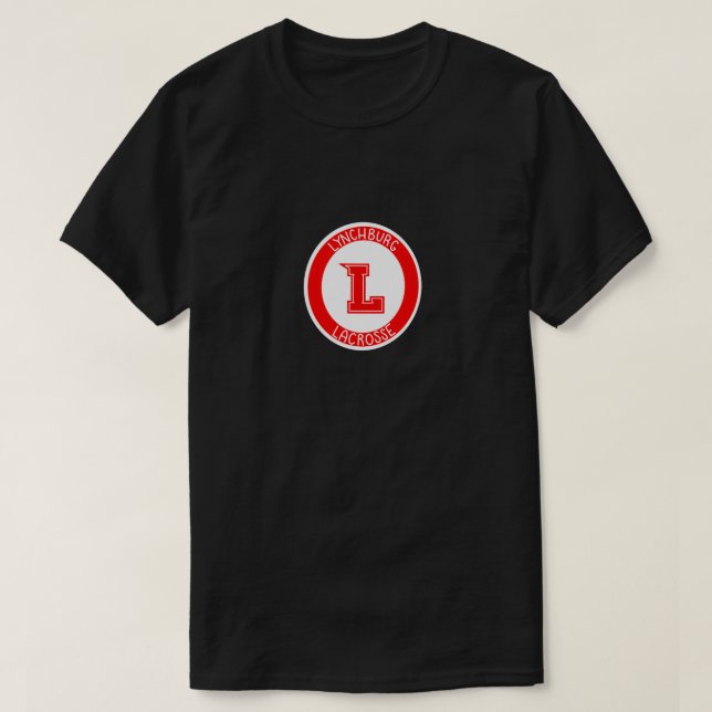 Lynchburg Lacrosse-cirkel T Shirt (Design framsida)