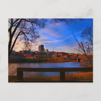 lynchburg va blå himmel vykort