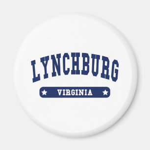 Lynchburg Virginia College Stil T-skjortor Magnet