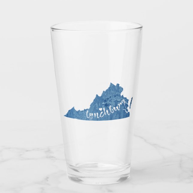 Lynchburg Virginia Wood Grain Glaskopp (Framsida)