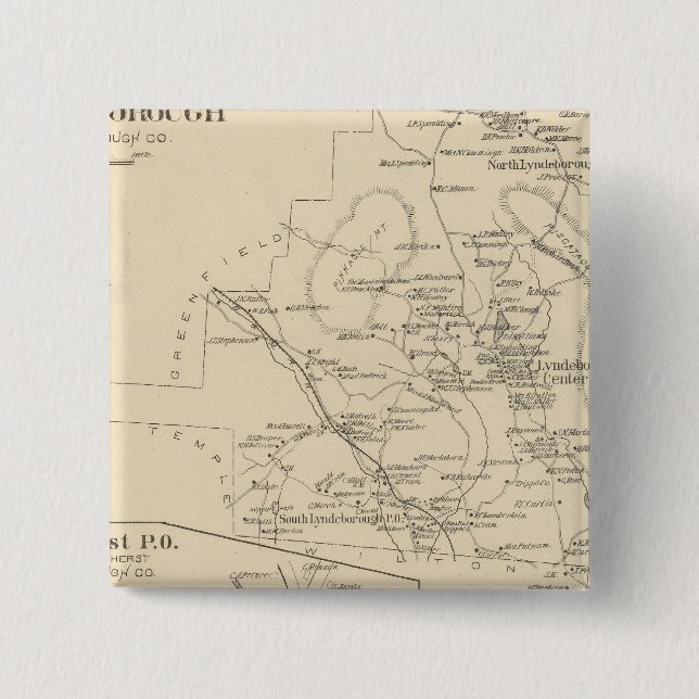 Lyndeborough, Hillsborough Co Knapp (Framsida)