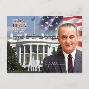 Lyndon B. Johnson - 36:e presidenten i USA Vykort