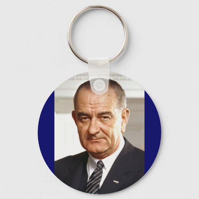 Lyndon B. Johnson 36:e presidenten Nyckelring (Framsida)