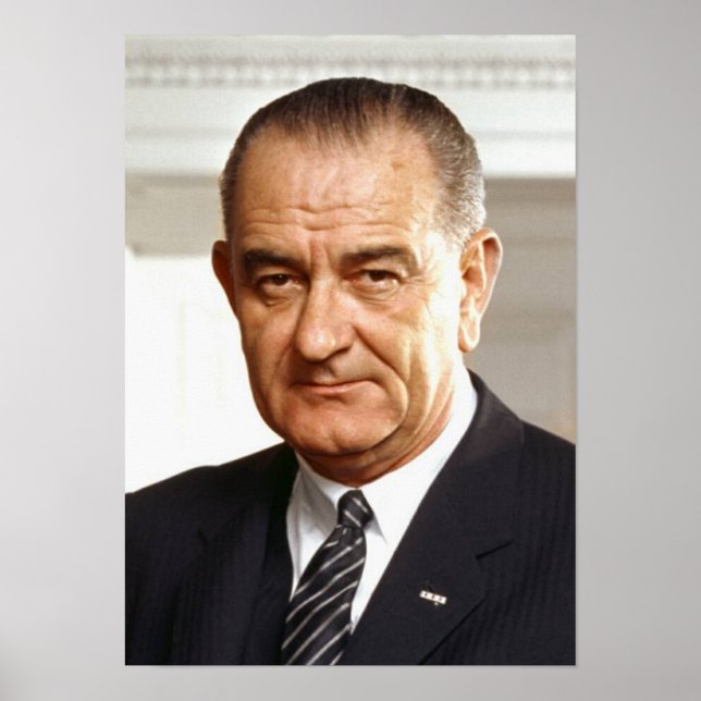Lyndon B. Johnson 36:e presidenten Poster (Framsidan)