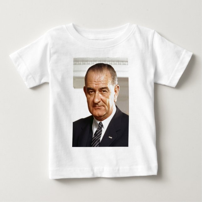 Lyndon B. Johnson 36:e presidenten Tee Shirt (Framsida)