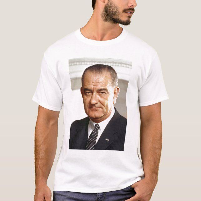 Lyndon B. Johnson 36 Tee Shirt (Framsida)
