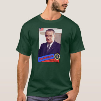 Lyndon B. Johnson Basebollkort Tee