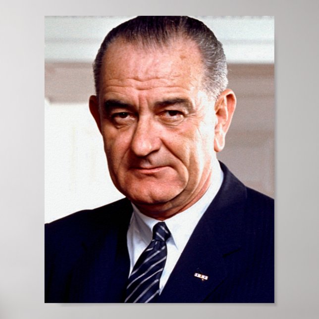 Lyndon B Johnson Poster (Framsidan)