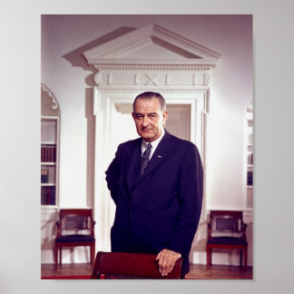 Lyndon B Johnson Poster
