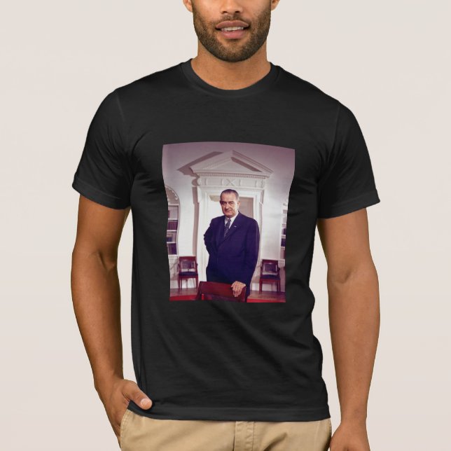 Lyndon B Johnson T-shirt (Framsida)