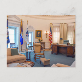 Lyndon Baines Johnson Oval Office Replica Vykort