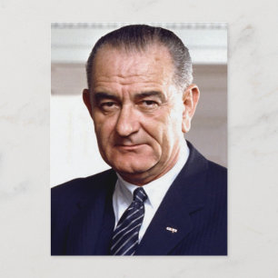 Lyndon Baines Johnson, President POSTKORT Vykort
