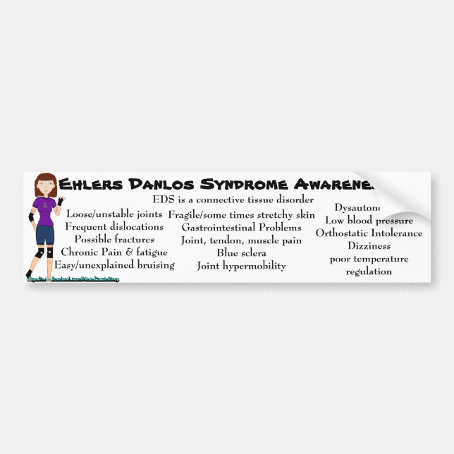 Lyndon EDS Awarness bildekal (Framsidan)