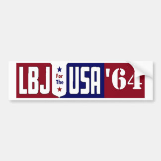 Lyndon Johnson '64 LBJ för USA Bildekal