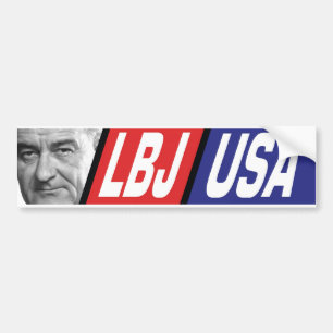 Lyndon Johnson kampanjbildekal 1964 Bildekal