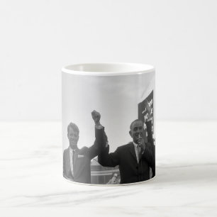 Lyndon Johnson med Robert Kennedy Kaffemugg