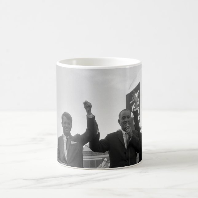 Lyndon Johnson med Robert Kennedy Kaffemugg (Center)