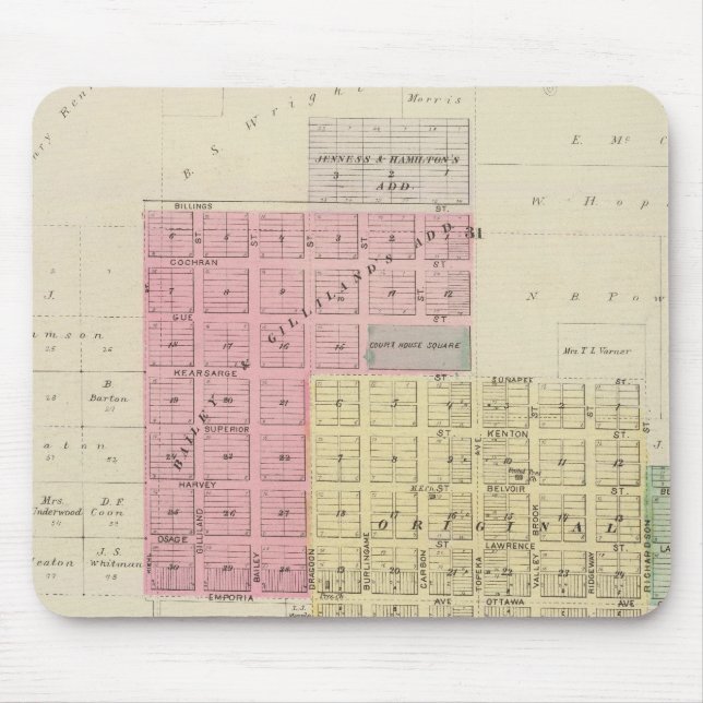 Lyndon, Osage County, Kansas Musmatta (Framsidan)