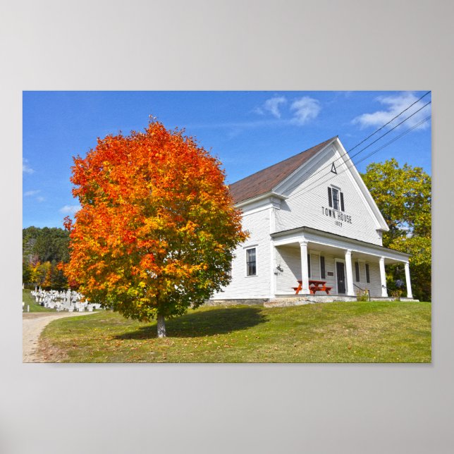 Lyndon Town House, Vermont Poster (Framsidan)