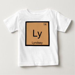 Lyndsey Namn Kemi Element Periodiska Systemet Tee