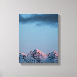 Lyngen Mountains Landcape Photo Canvastryck