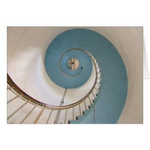 Lyngvik Lighthouse Spiral-trappkort Hälsningskort