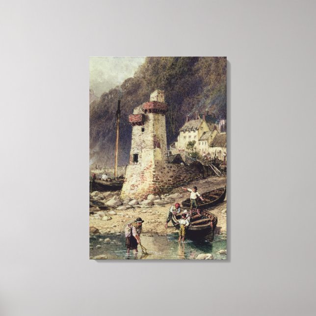 Lynmouth, Devonshire Canvastryck (Framsida)