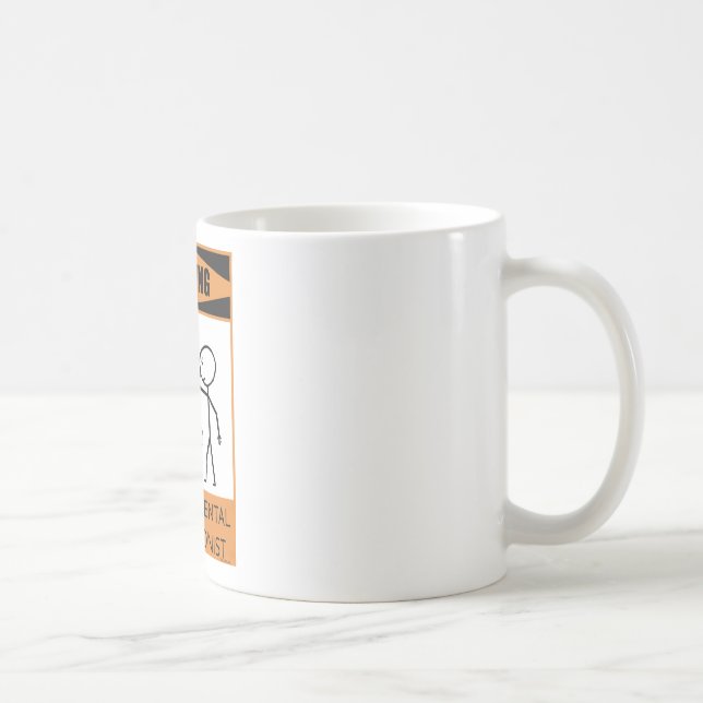 Lynnig Percussionist för varning Kaffemugg (Höger)