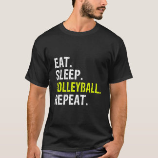 Lynnrik Ät Sväng Volleyball Repeat Gift T Shirt