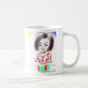 Lyns karikatyrmugg kaffemugg