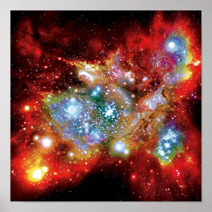 Lynx Arc Starbirth Stjärnhop Konstnärlig tolkning Poster
