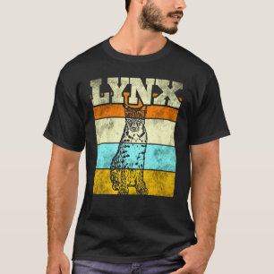 Lynx Cat Animal Colorful T Shirt
