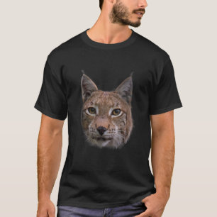 Lynx-designlynxer vild katt-gåva t shirt