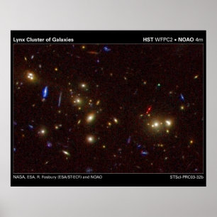 Lynx-kluster av Galaxies Poster