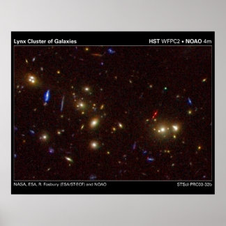 Lynx-kluster av Galaxies Poster