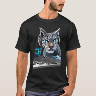 Lynx Music Beats Bobcat Animal Musician T Shirt