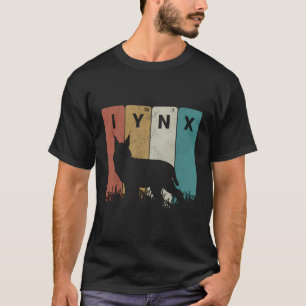 Lynx Periodic Bord Inslag Cat Zoo Zookeeper Ani T Shirt