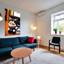 Lynx plush leksak | AI Art