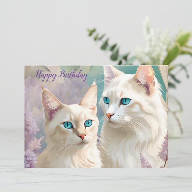 Lynx Point Siamese Cat Porträtt Art (Stående Fram)