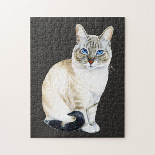 Lynx Point Siamese Cat Pussel