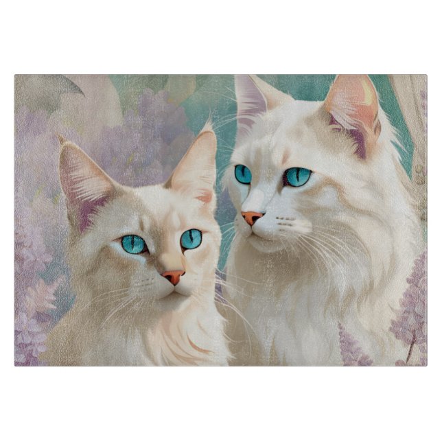Lynx Point Siamese Porträtt Art (Framsidan)